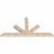 Ekena Millwork Saratoga Smooth Timber Gable Bracket, Douglas Fir, 84"W x 42"H x 3 1/2"D x 5 1/2"F, 12/12 Pitch GBW084X42X0406SAR00SDF - alternate 2
